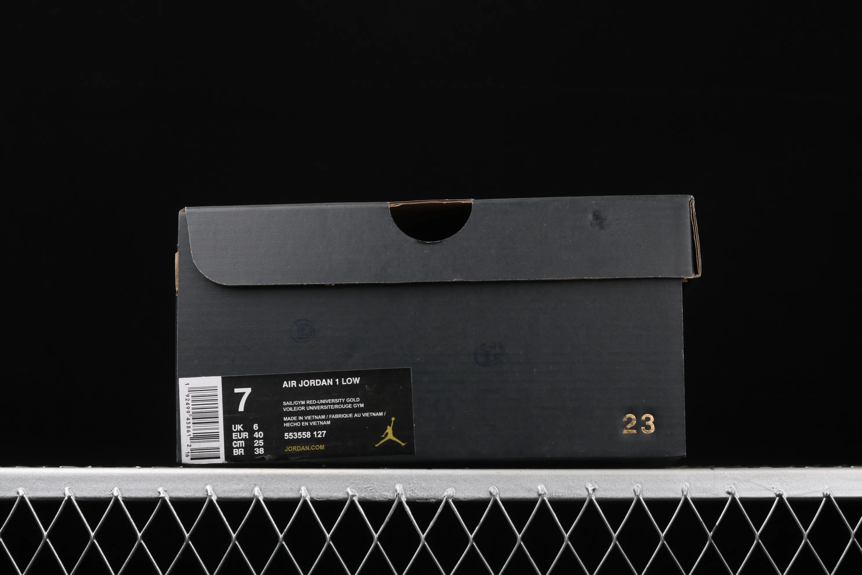 All categories Air Jordan Jordan series basketball shoes Air Jordan 1 Low New version Air Jordan 1 Low "University Gold" AJ1 Joe 1 black and yellow toes Pikachu cultural and leisure sports sneakers 553558-127